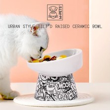 M-Pets Urban Style Tiltd Seramik Mama Kabı 250ML