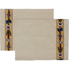 Çiçek Aplike İkili Amerikan Servisi