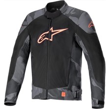 Alpinestars T-Sp x Superair Yazlık Korumalı Motosiklet Montu Siyah / Kamuflaj