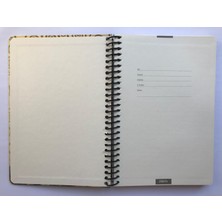 Colornote Papirüs Tuval, Çizgili Defter, Spiralli Sert Kapaklı (Ön Kapak Görseli; Kucaklama- Gustav Klimt) 16 x 23 Cm, 100 Yaprak