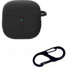 Dacare Soundpeats Air3 Kulaklık Şarj Kutusu Tokalı Silikon Yumuşak Kapak (Yurt Dışından)