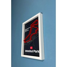 Formula 1 (F1) Istanbul Park 3 Boyutlu Çerçeveli Tablo
