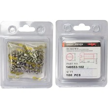 Golden Eagle 140553-102 Düz Makina Iğne Vidası (100 Adet)