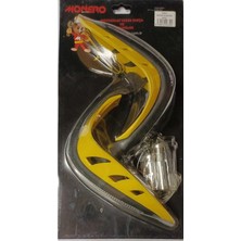 Hzn Motor Universal Işıklı Elcik Koruma Ledli Elcik Koruma Sarı
