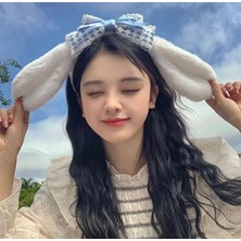 Syn İletişim Sanrio Cinnamoroll Lolita Y2K Kpop Kulaklı Taç Tanç Saç Bandı Aksesuar Hediye Kurdele