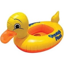 Mediterian Sarı Ayak Geçmeli Bebek Botu Ördek Simit Çocuk Havuz Simidi Simit 1-5 Yaş / 80CM