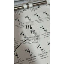 Butik Sosyetik Söz Hatırası Şeffaf Etiket 4x5 cm 42 Adet