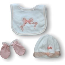 Diji Baby Kanaviçe Nakışlı  Cotton Antib.akteriyel 5li Zıbın Takımı Hastane Çıkışı