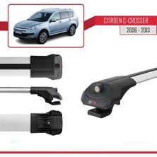 DBC Online Citroen C-Crosser 2006-2013 Arası ile Uyumlu Ace-1 Ara Atkı Tavan Barı Gri