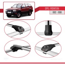 DBC Online Opel Frontera 1992-1998 Arası ile Uyumlu Ace-1 Ara Atkı Tavan Barı Gri