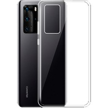 Techno Guru Huawei P40 Esnek ve Şeffaf Sheer Premium Tpu Silikon Kılıf