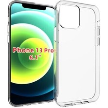 Techno Guru iPhone 13 Pro Esnek ve Şeffaf Sheer Premium Tpu Silikon Kılıf