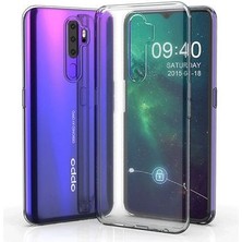 Techno Guru Oppo A9 2020 Esnek ve Şeffaf Sheer Premium Tpu Silikon Kılıf