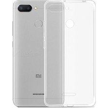 Techno Guru Redmi 6 Esnek ve Şeffaf Sheer Premium Tpu Silikon Kılıf