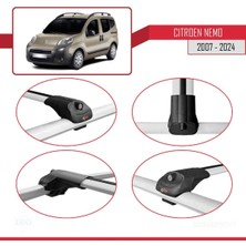 DBC Online Citroen Nemo 2007 ve Sonrası ile Uyumlu Ace-1 Ara Atkı Tavan Barı Gri