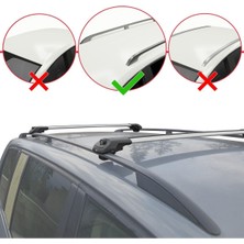 DBC Online Citroen C5 Aircross 2018 ve Sonrası ile Uyumlu Ace-1 Ara Atkı Tavan Barı Gri