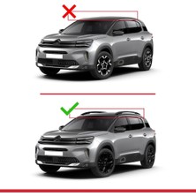 DBC Online Citroen C5 Aircross 2018 ve Sonrası ile Uyumlu Ace-1 Ara Atkı Tavan Barı Gri