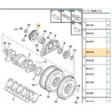 Psa Krank Kasnağı Dw8 Partner Expert Berlingo JUMPY(0515.R5-544008710)