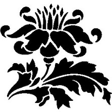 Stencil Sarayi Boyama Şablon Çiçek ve Meyve - 4741