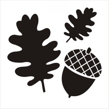 Stencil Sarayi Boyama Şablon Çiçek ve Meyve - 8830