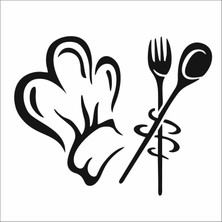 Stencil Sarayi Boyama Şablon Mutfak Obje ve Yazıları - 7009