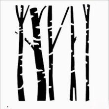 Stencil Sarayi Boyama Şablon Çiçek ve Meyve - 8360