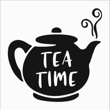 Stencil Sarayi Boyama Şablon Mutfak Obje ve Yazıları - 8379