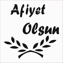 Stencil Sarayi Boyama Şablon Mutfak Obje ve Yazıları - 8289