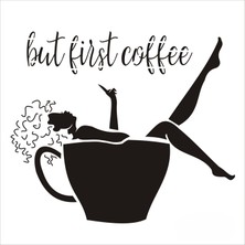 Stencil Sarayi Boyama Şablon Mutfak Obje ve Yazıları - 8751