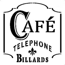 Stencil Sarayi Boyama Şablon Mutfak Obje ve Yazıları - 4416