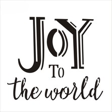 Stencil Sarayi Boyama Şablon Yeni Yıl - 8855