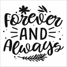 Stencil Sarayi Boyama Şablon Yazı ve Numaralar - 1543