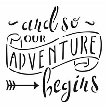 Stencil Sarayi Boyama Şablon Yazı ve Numaralar - 1542