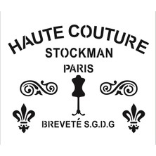 Stencil Sarayi Boyama Şablon Yazı ve Numaralar - 1275