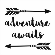 Stencil Sarayi Boyama Şablon Yazı ve Numaralar - 7003