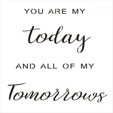 Stencil Sarayi Boyama Şablon Yazı ve Numaralar - 8742