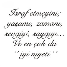 Stencil Sarayi Boyama Şablon Yazı ve Numaralar - 8850