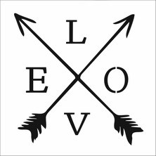 Stencil Sarayi Boyama Şablon Yazı ve Numaralar - 8387