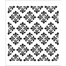 Stencil Sarayi Boyama Şablon Zemin Deseni - 1193