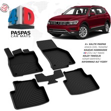 RK Carshop Volkswagen Tiguan 2 Ferrous 4d Havuzlu Kauçuk Paspas 2016 2023