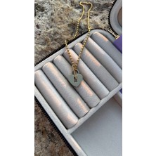 Queen Accessory Kilit Detay Kalp Kolye
