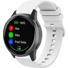 Kreton Samsung Galaxy Watch Active 2 40MM / 44MM ile Uyumlu Kordon Jel Silikon Tokalı Kayış