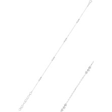 Söğütlü Silver Gümüş Rodyumlu Zirkon Taşlı Kayan Yıldız Bileklik SGTL12503RODAJ