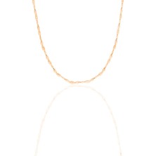 Söğütlü Silver Gümüş Rose Özel Tasarım Pullu Kolye SGTL12517ROSE