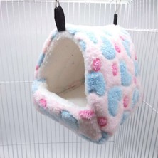 Huoxun Shopb Kahve Stili 17X15CM Sevimli Hamster Yatak Kuş Papağan Yumuşak Rahat Yuva Peluş Asılı Hamak Yuva Evi Uyku Yatağı Sıcak Yuva Evcil Hayvan Ürünleri (Yurt Dışından)