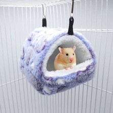 Huoxun Shopb Kahve Stili 17X15CM Sevimli Hamster Yatak Kuş Papağan Yumuşak Rahat Yuva Peluş Asılı Hamak Yuva Evi Uyku Yatağı Sıcak Yuva Evcil Hayvan Ürünleri (Yurt Dışından)