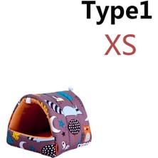 Huoxun Shopb Type1-Xs Stili 4 Boyutlu Hamster Evi Tavşan Yuvası Küçük Hayvan Yatağı Kış Sıcak Yumuşak Pamuk Mat Için Rodentguinea Pigrat (Yurt Dışından)