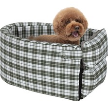 Huoxun Shopb Yeşil Stil 47X25X25CM Evrensel Araç Koltuk Koltuk Kutusu Pet Taşıyıcı Koltuk Kaymaz Yastık Pet Kafes Araba Taşıyıcı Köpek Çantaları Küçük Köpekler Için Dış Mekan Seyahat (Yurt Dışından)