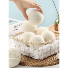 Mg Store Boy Çamaşır Kurutma 6'lı Yün Top, Doğal Yumuşatıcı, Kurutma Makinesi Için Yün Top Bez Ça