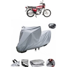 Wovex Honda Cg 125  Su Geçirmez Motosiklet Brandası Arka Çanta Uyumlu